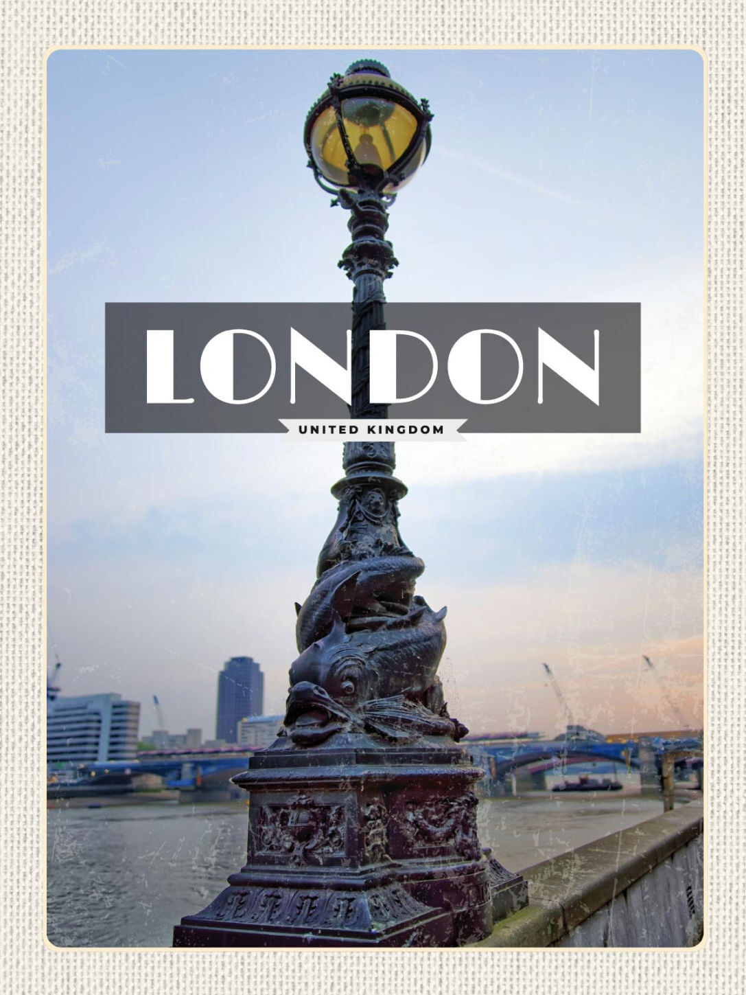 Schild London England UK Großbritannien Laterne 12x18 20x30 30x40 Blech od. Holz