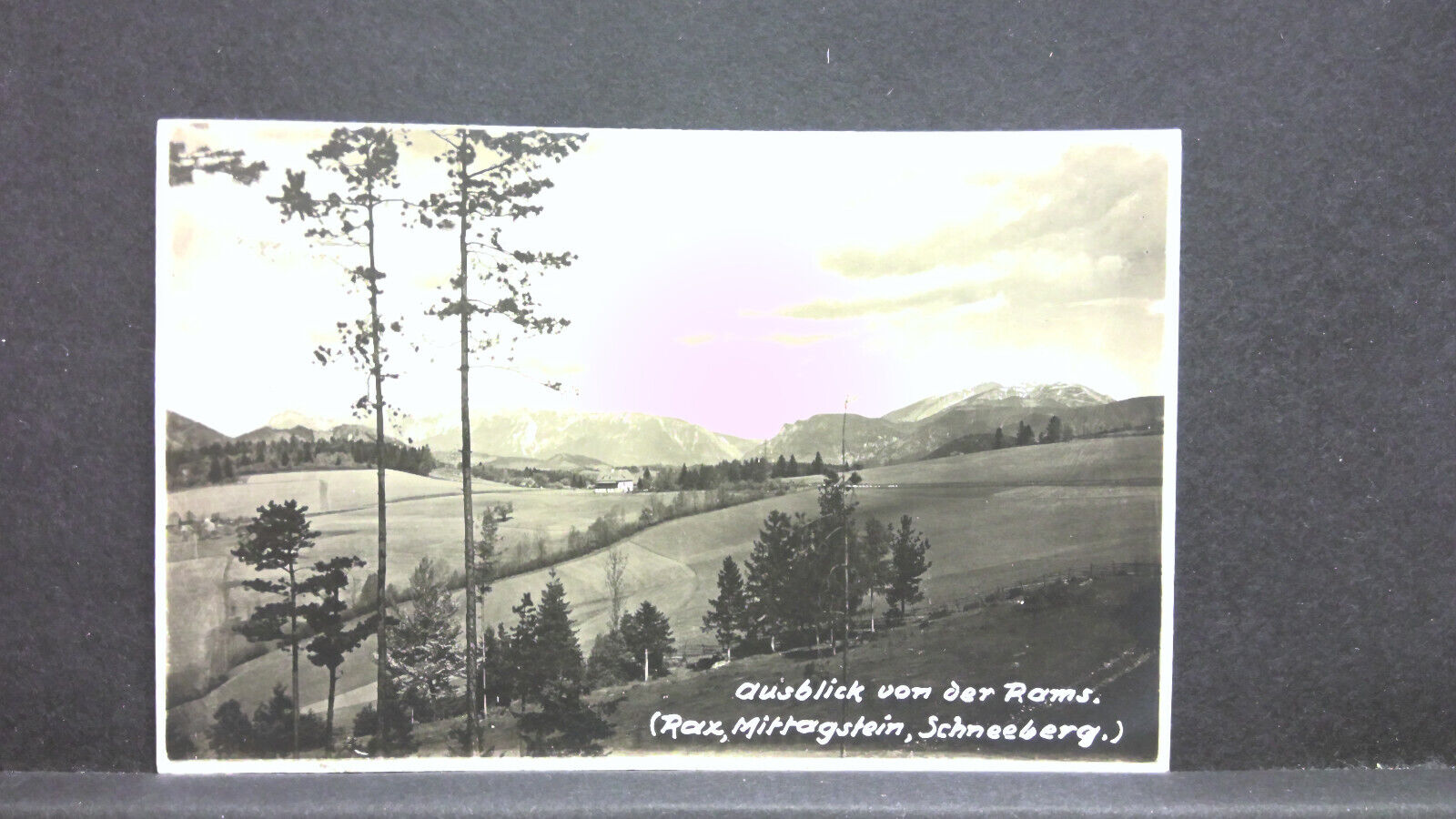 Ausblick von der Rams Rax Mittagstein Schneeberg 40063 jw J