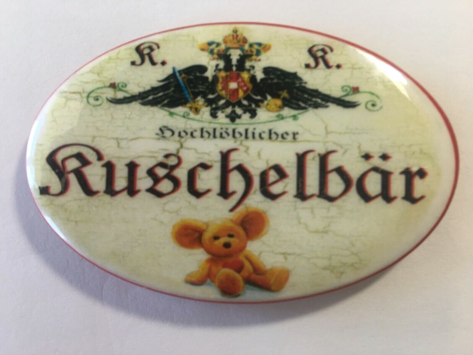 Nostalgie flaschenöffner magnet hochlöblicher kuschelbär teddybär