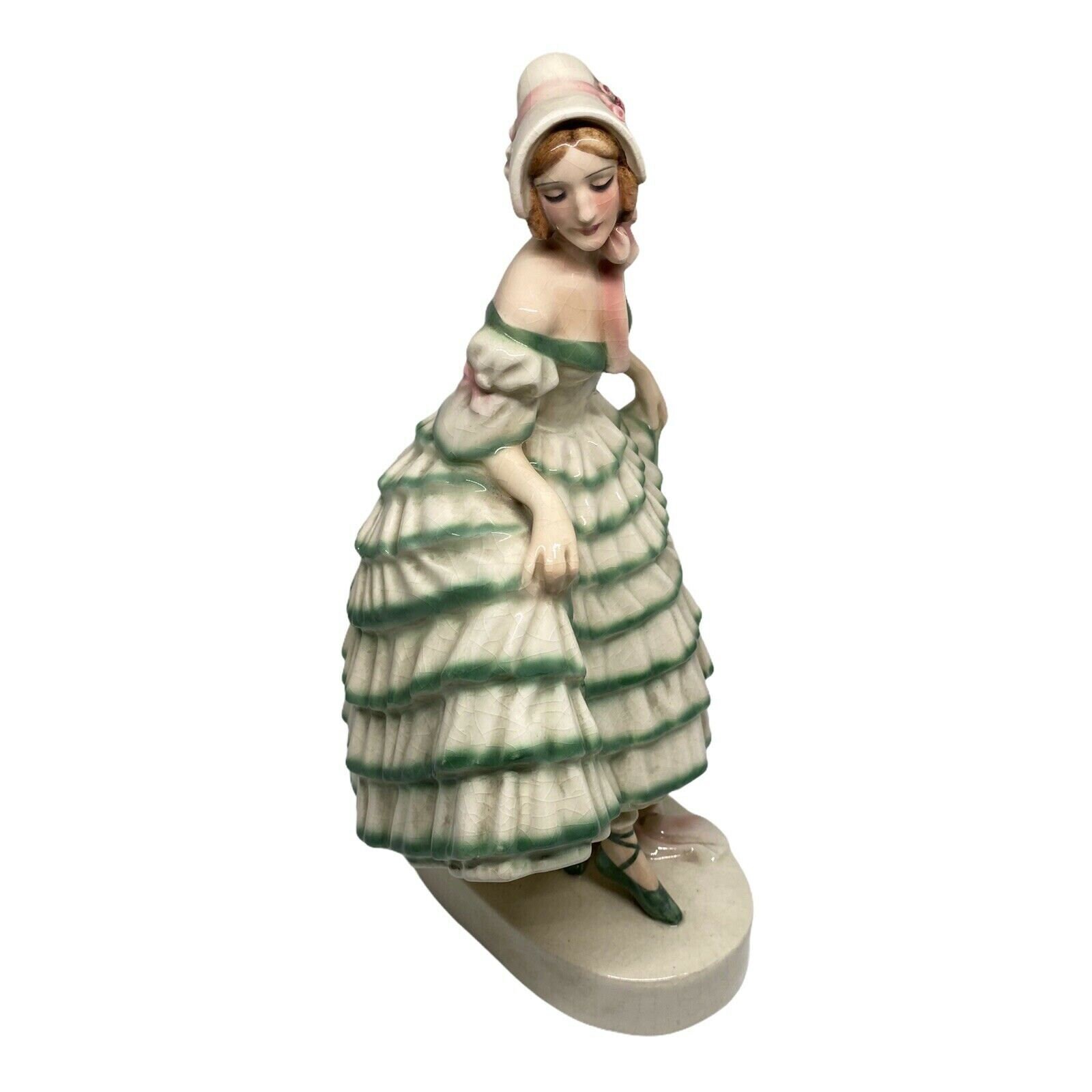 Keramos wien biedermaier dame entwurf rudolf podany 28 cm