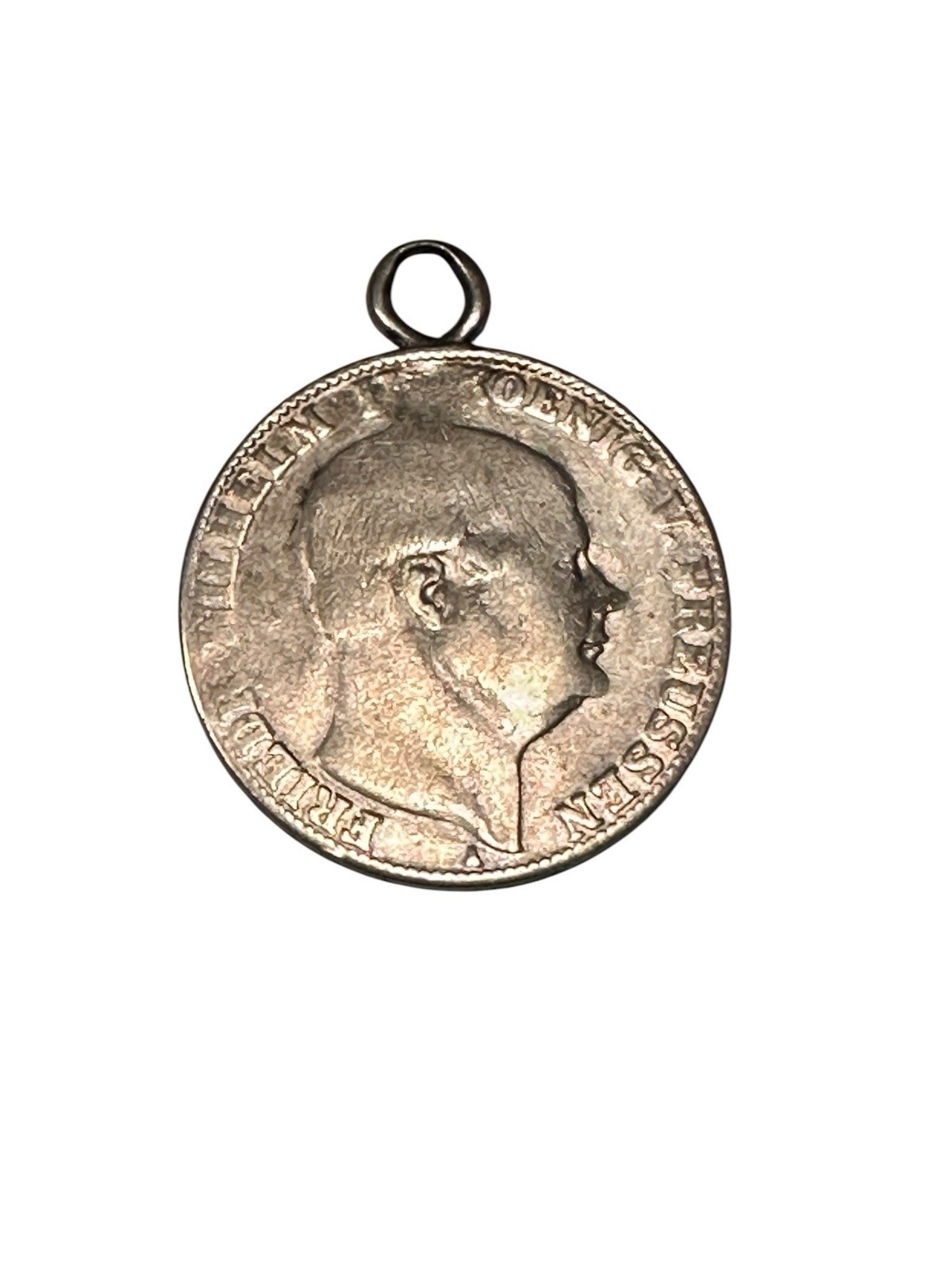 Friedrich Wilhelm Preussen Segen des Mansfelder Bergbaues gehänkelt Silber Ag P4