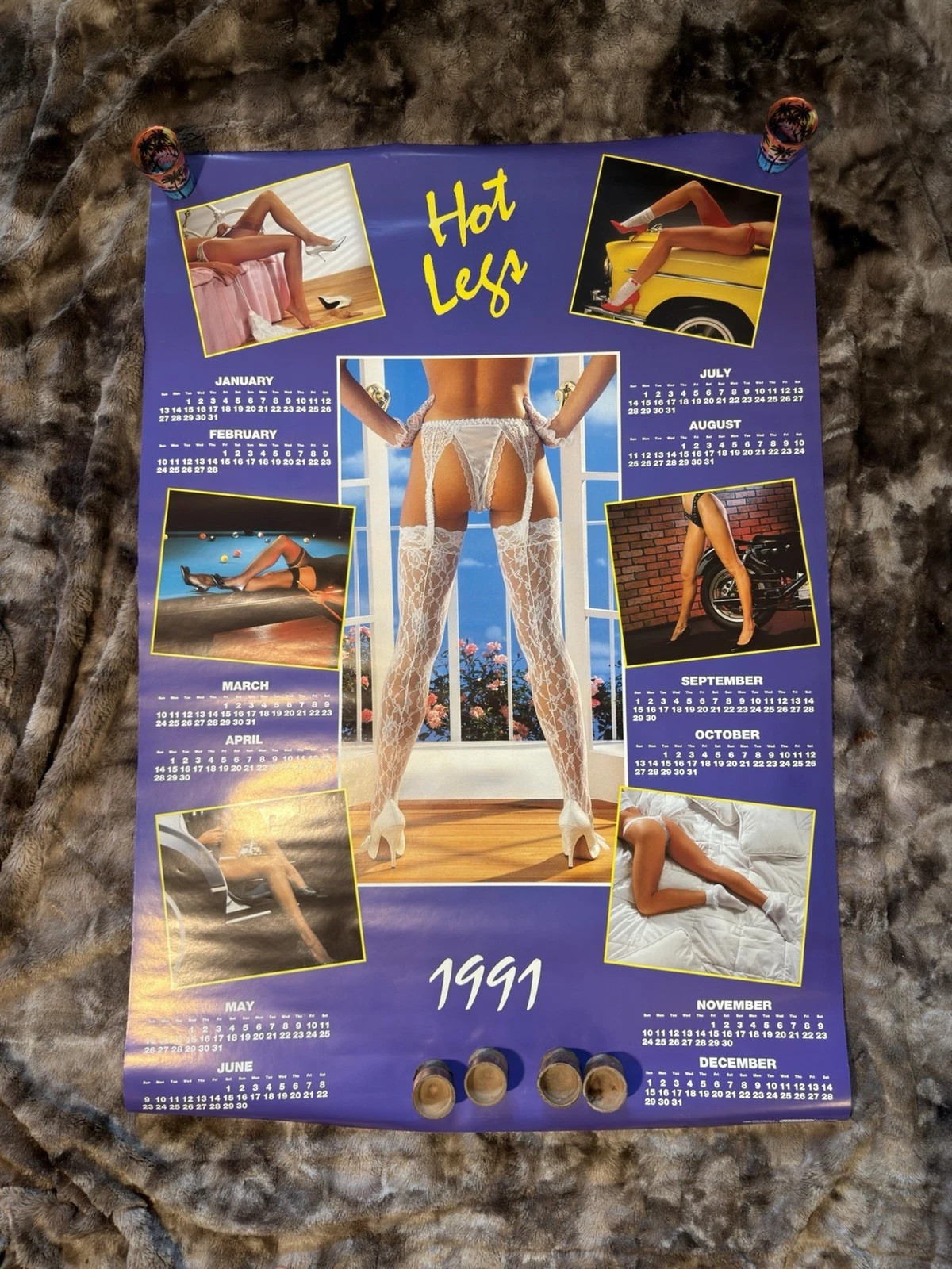 Vintage Poster - Hot Legs - 1991 Calendar
