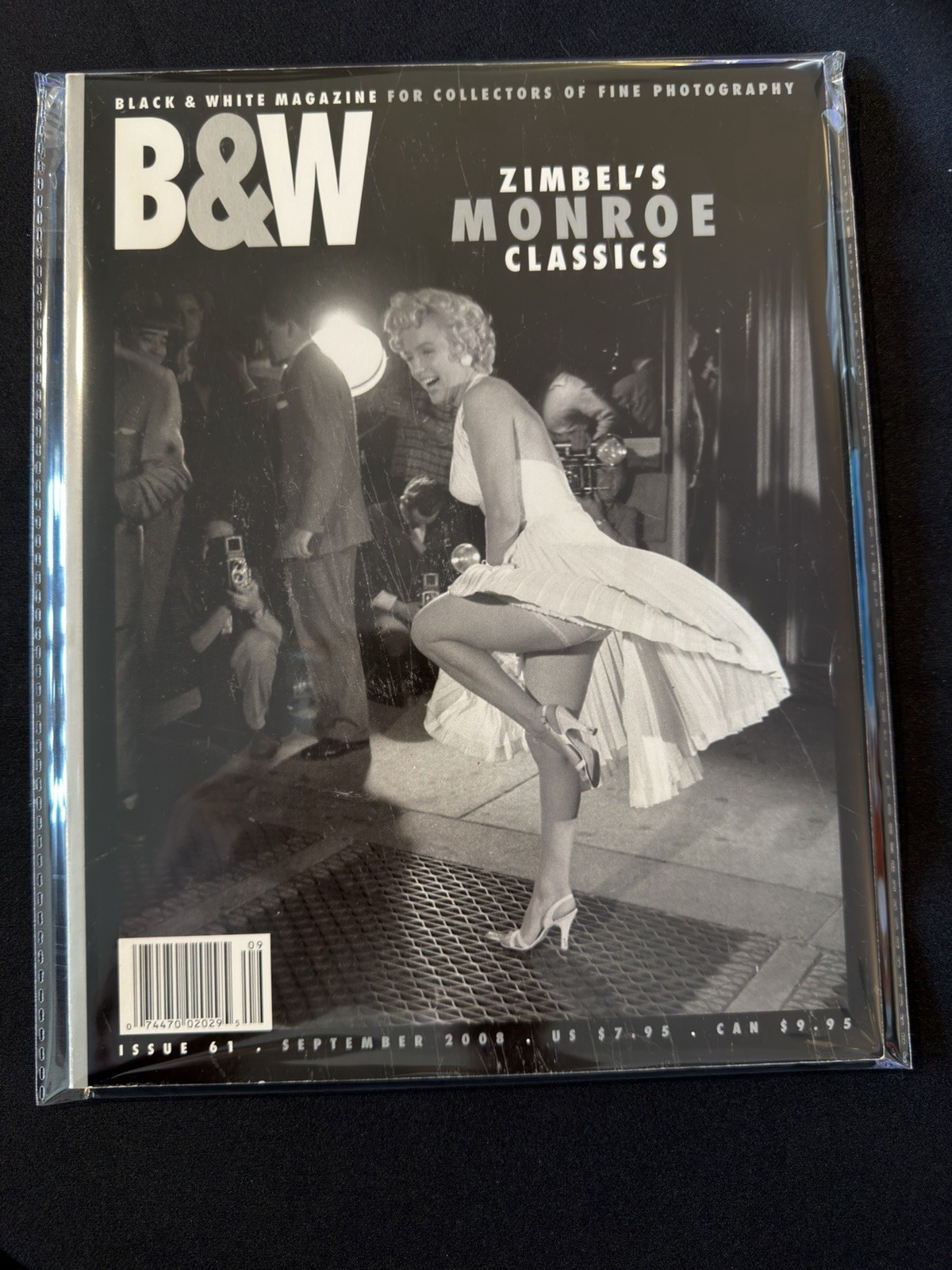 B&W Magazine Issue 61 Sept 2008 Zimbel’s Monroe Classics Marilyn Monroe