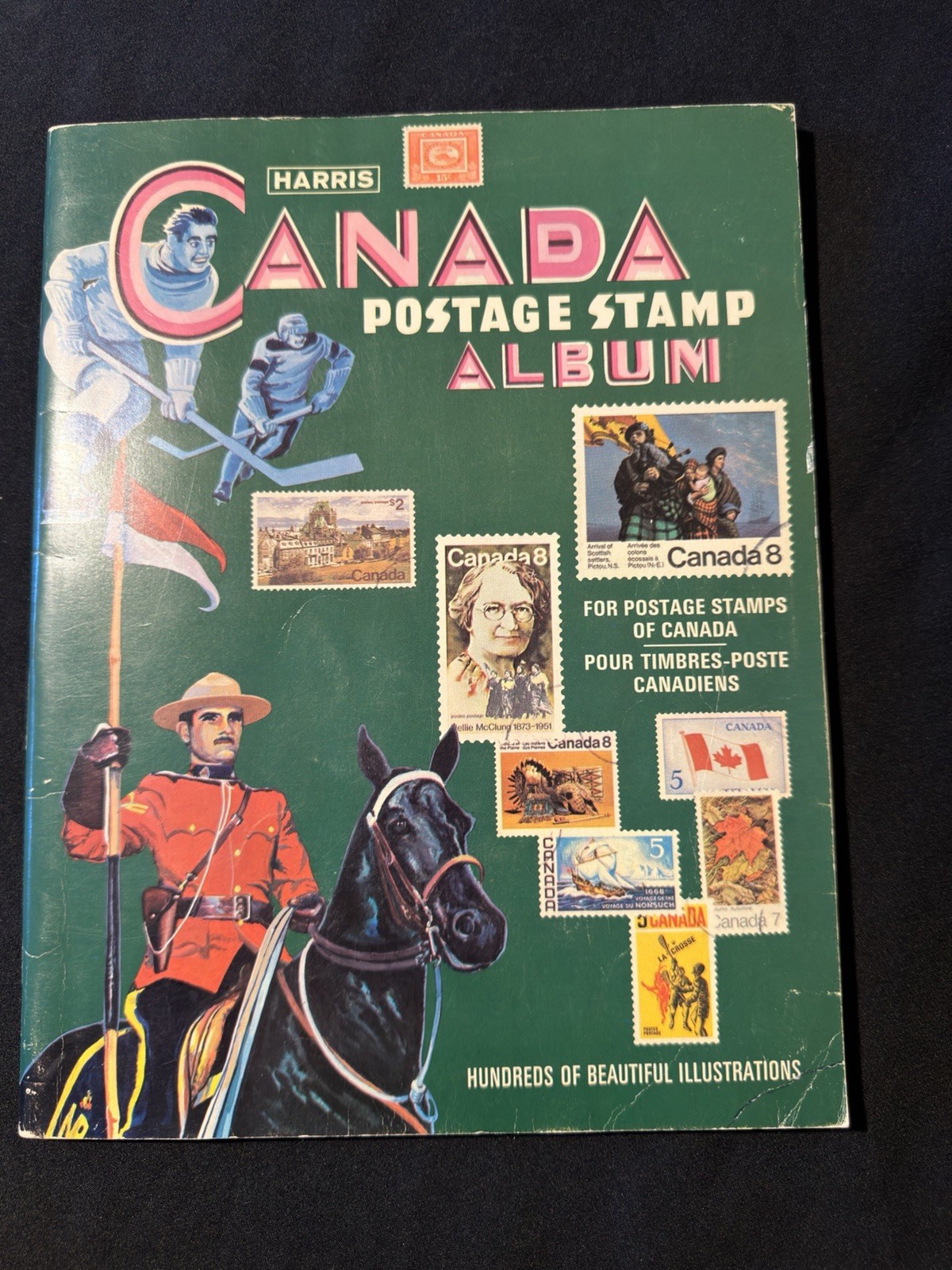 Canada Stamp Collection Album 1897-1974 Admirals Air Mail Officials